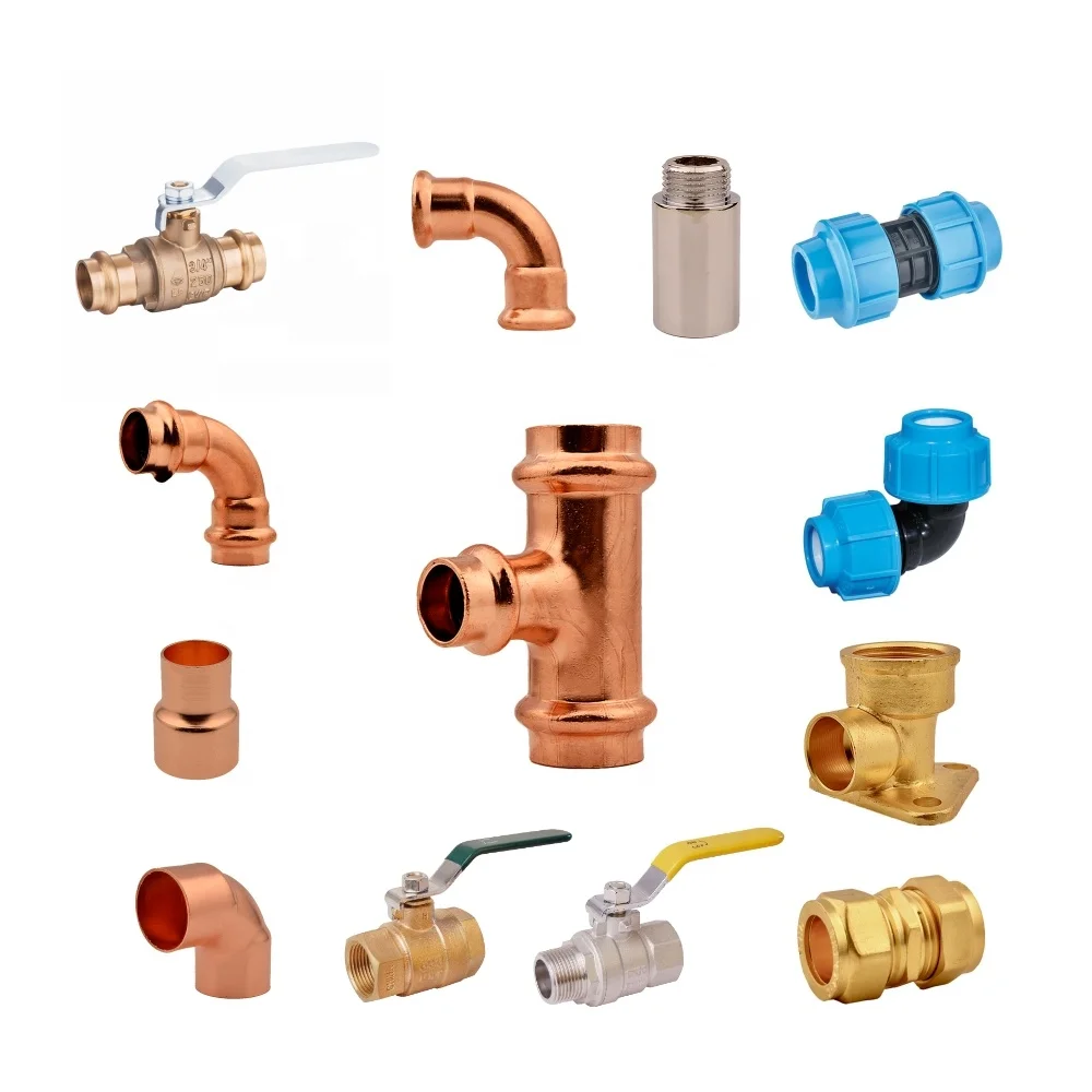Wholesale Propress Tool Copper Pipe Fittings Plumbing AC Copper Fittings