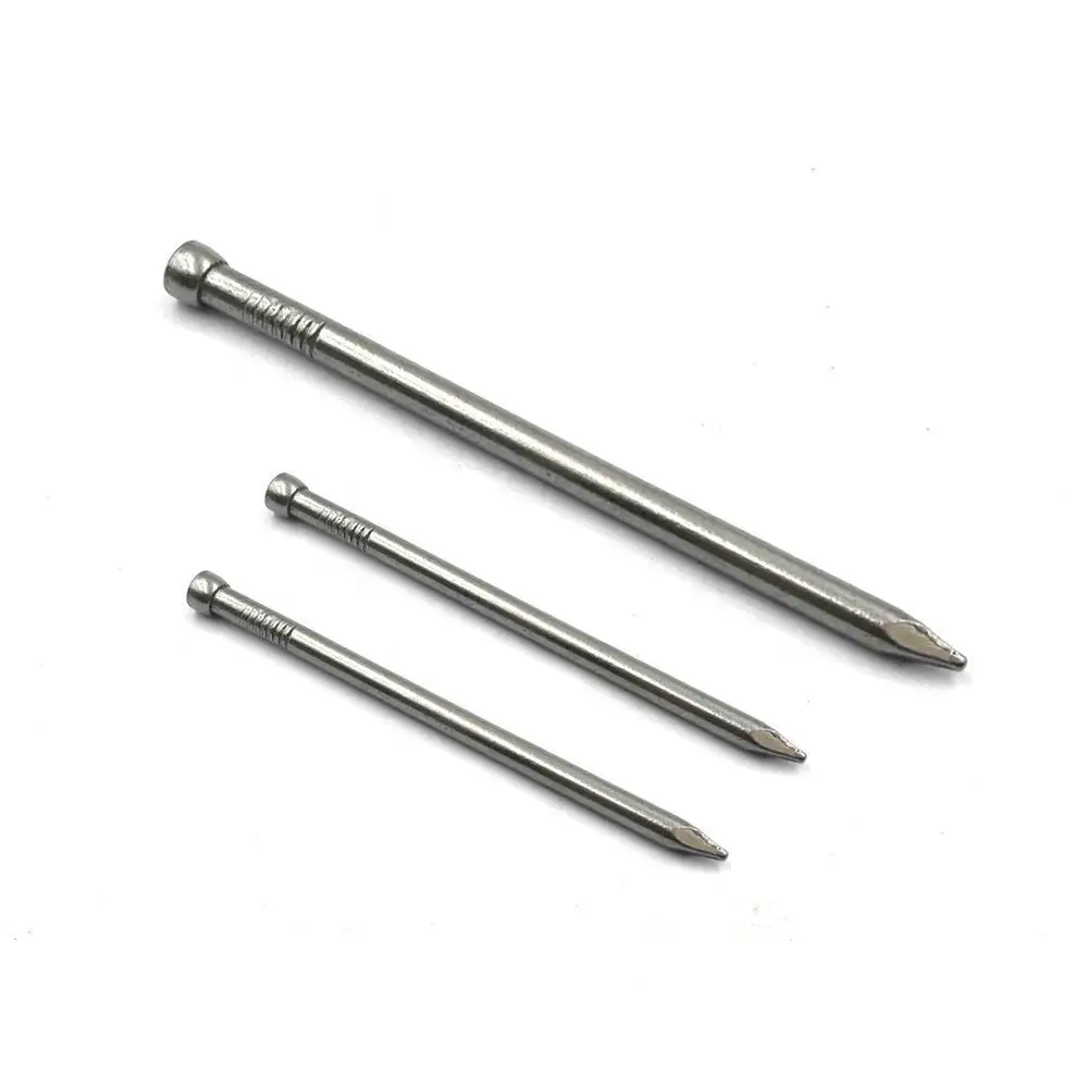 8x16 Polished Headless Nails Clavos Sin Cabeza 1.3x16mm Lost Head Nails 1kg