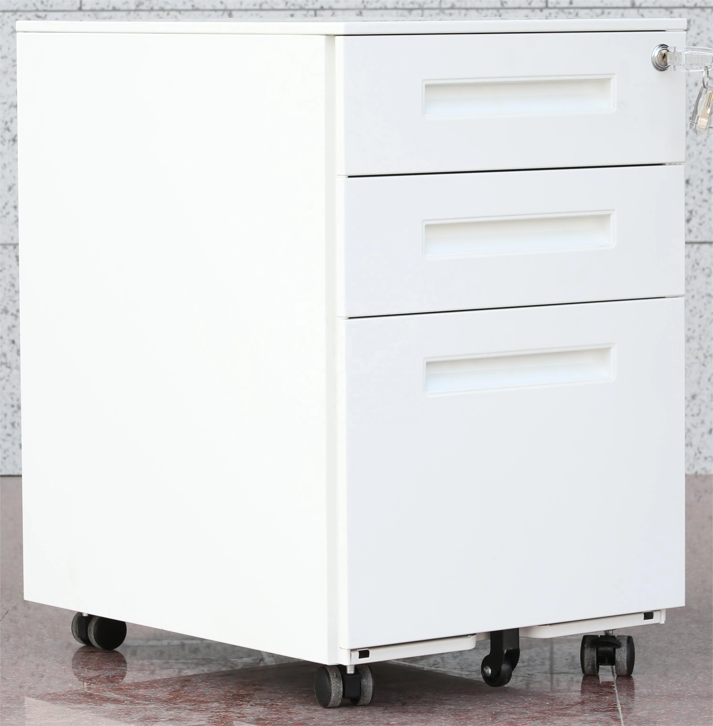 3 three Drawer Mobile File Cabinet Pedestal Cabinet Under Desk Cabinet