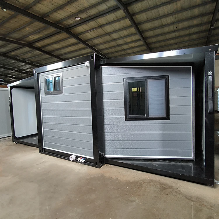 China Luxury Prefabricated Prefab Luxury Push Out 20ft Expandable Container Houses Home Office Cabin Shelter