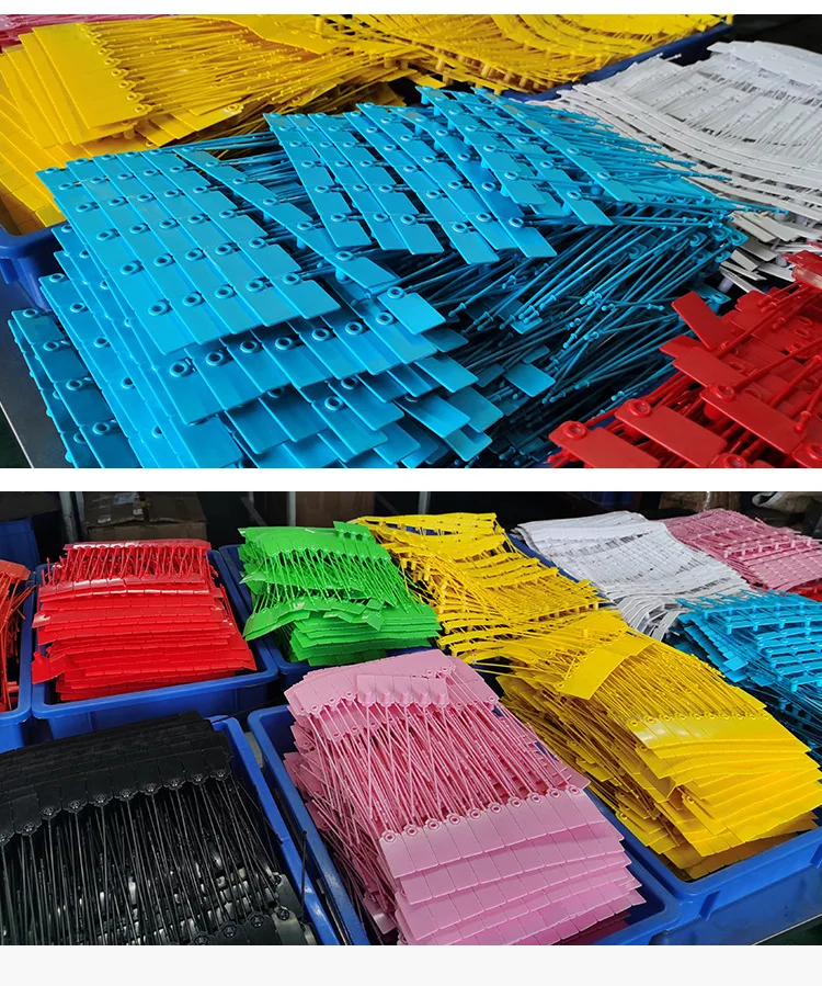 Wholesale plastic pull tight seal plastic meter wire high security seal plastic garment seal tags