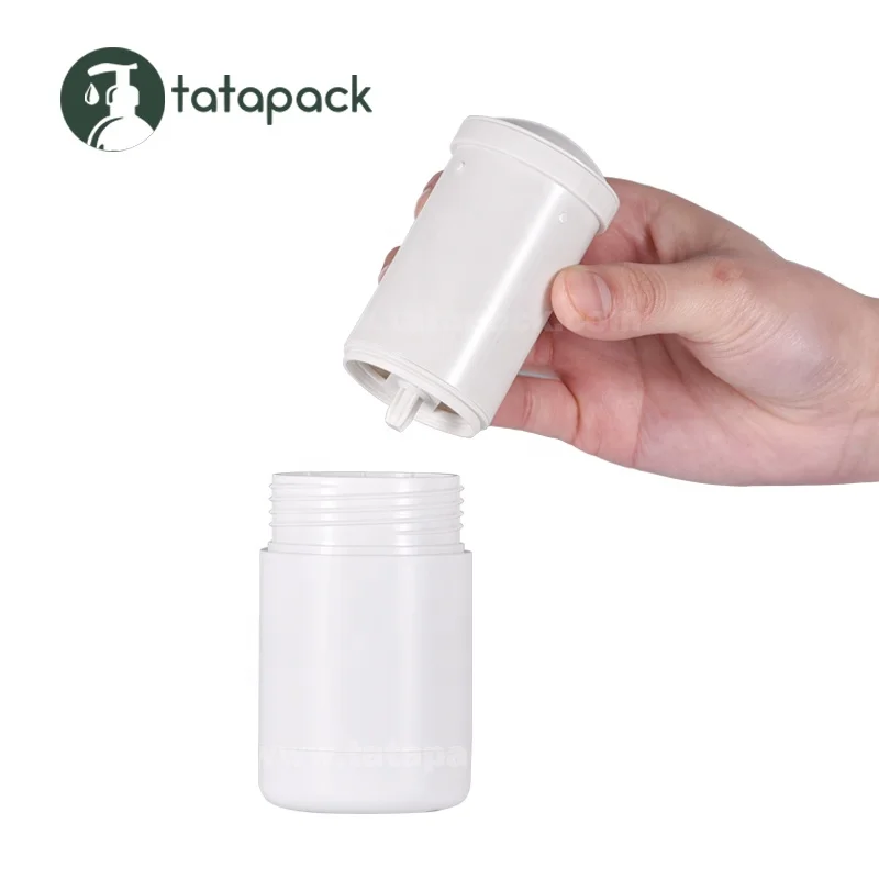 6g 15g 75ml plastic gel empty deodorant stick container 50ml 30ml cosmetic round twist up tubes packaging for deodorant stick