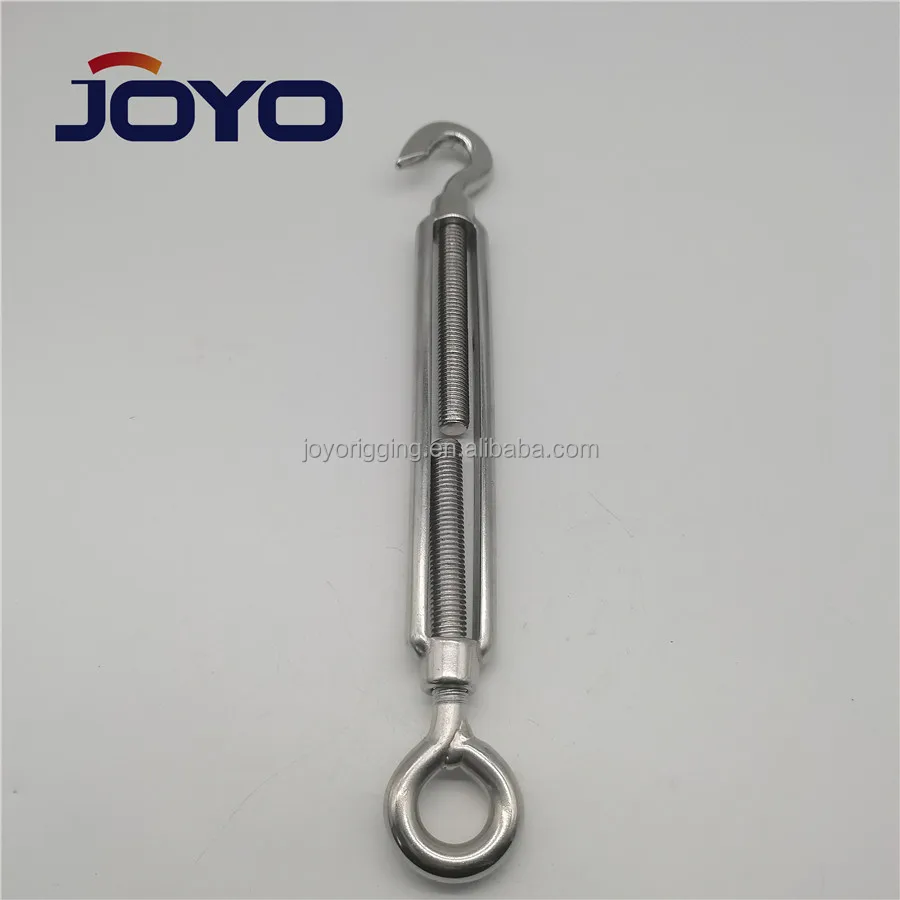 high quality rigging JIS frame type stainless steel 304 turnbuckle with eye and hook