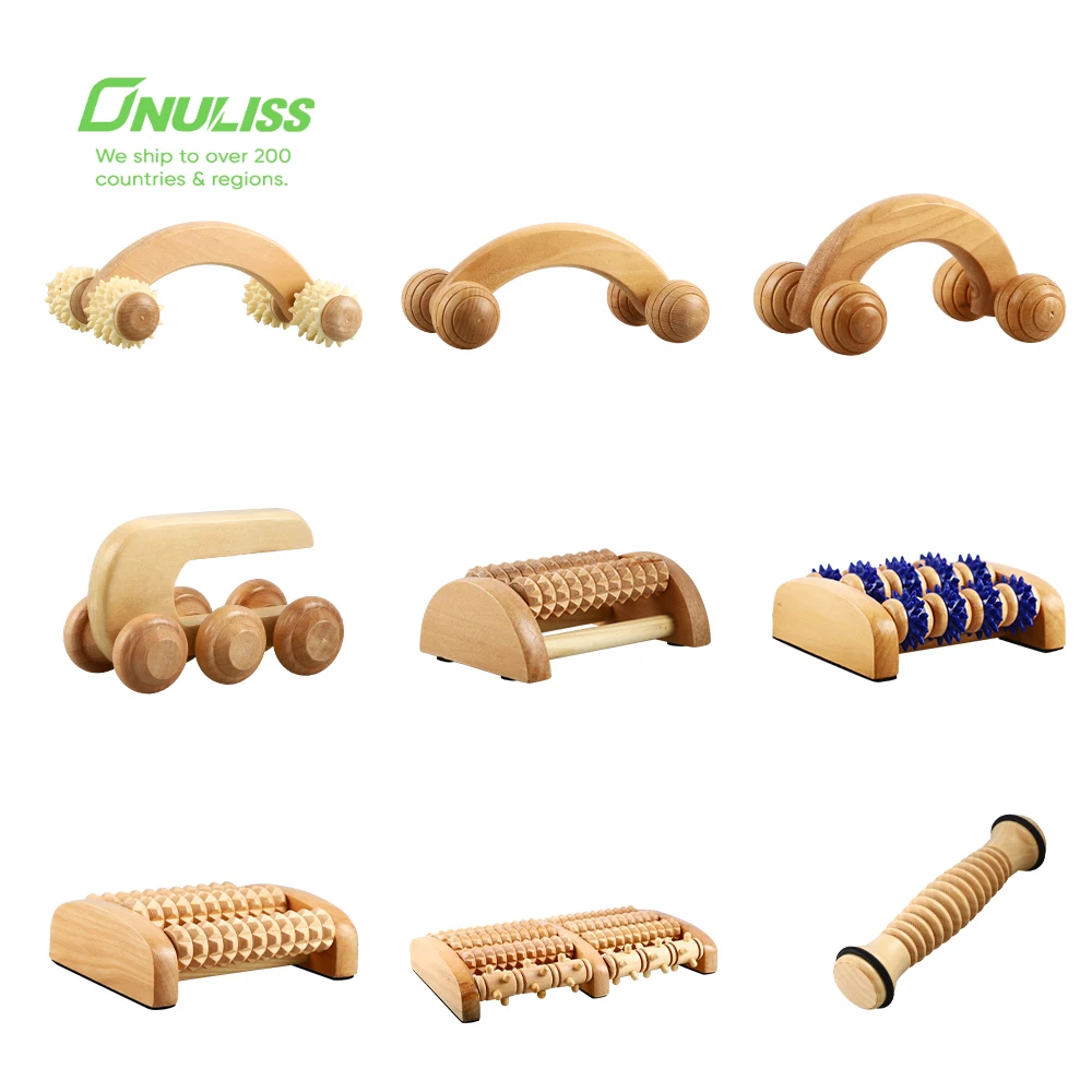 Professional Wood Therapy Massage Kit Wooden Massager Muscles Wood Therapy Tools For Butt Enhance