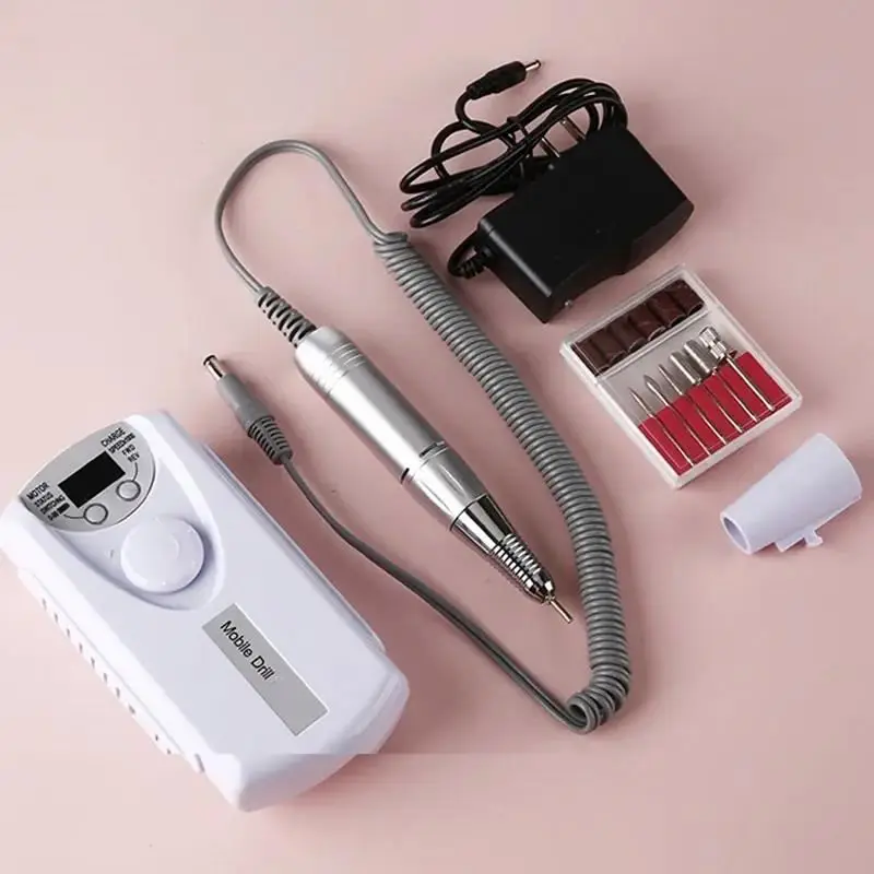 2024 High quality  Nail Drill 30000rpm Manicure Tool nail drill Rechargeable Polishing Nail Polisher Machine Primer Pen Portable