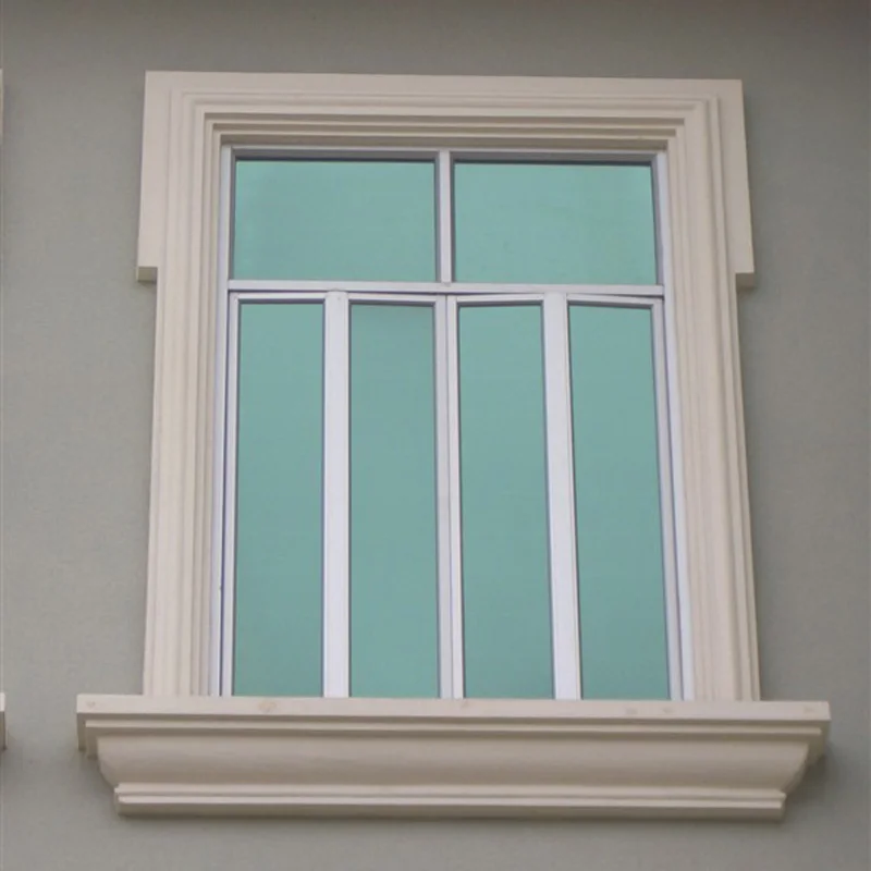 Stone Windows Frame Natural Good Quality Durable Waterproof Hanging Hotel European Fiberglass Window Moulding 10 PCS
