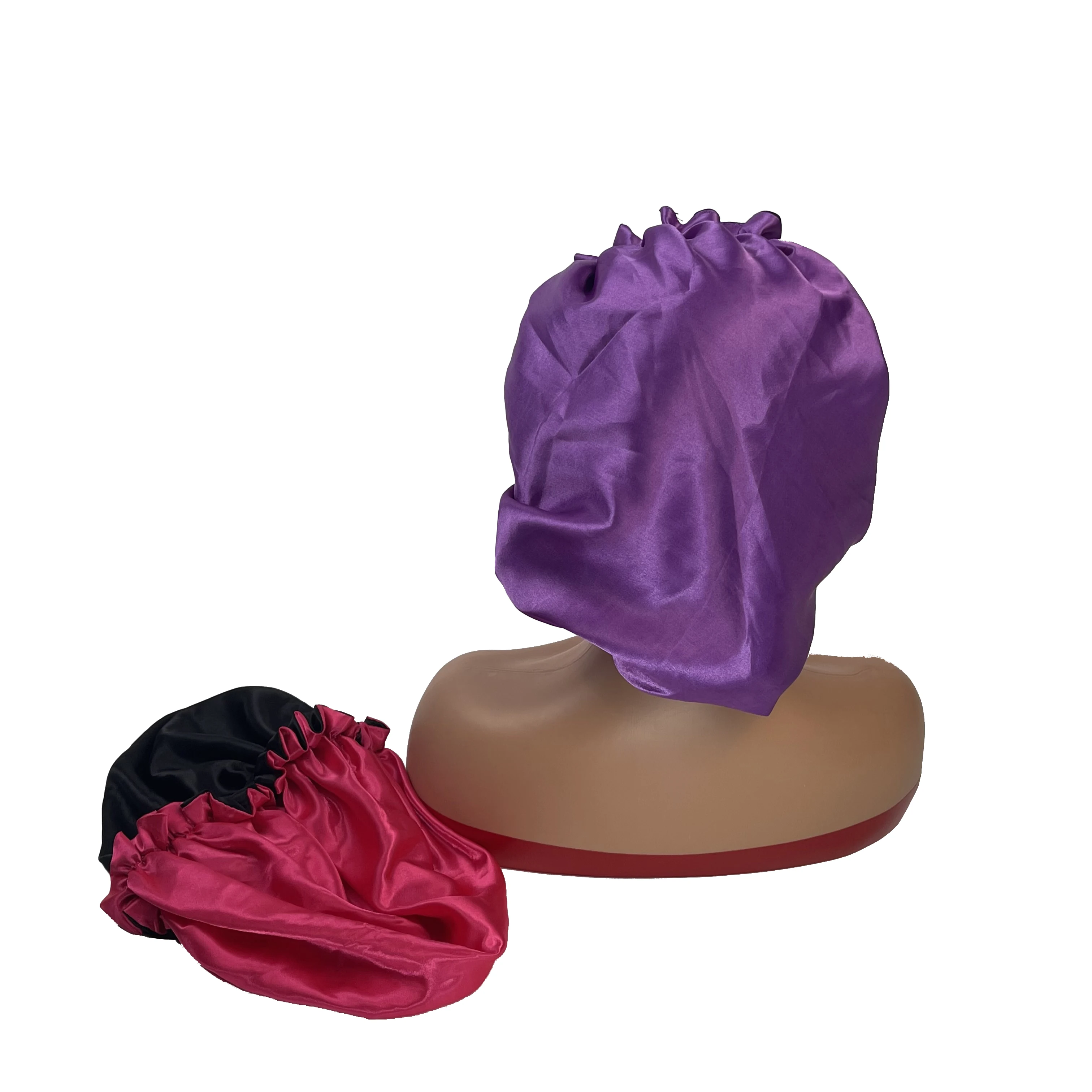 customized silk fashion mommy & me braid durag and vendor cute long hair  durag silk hair wraps bonnet