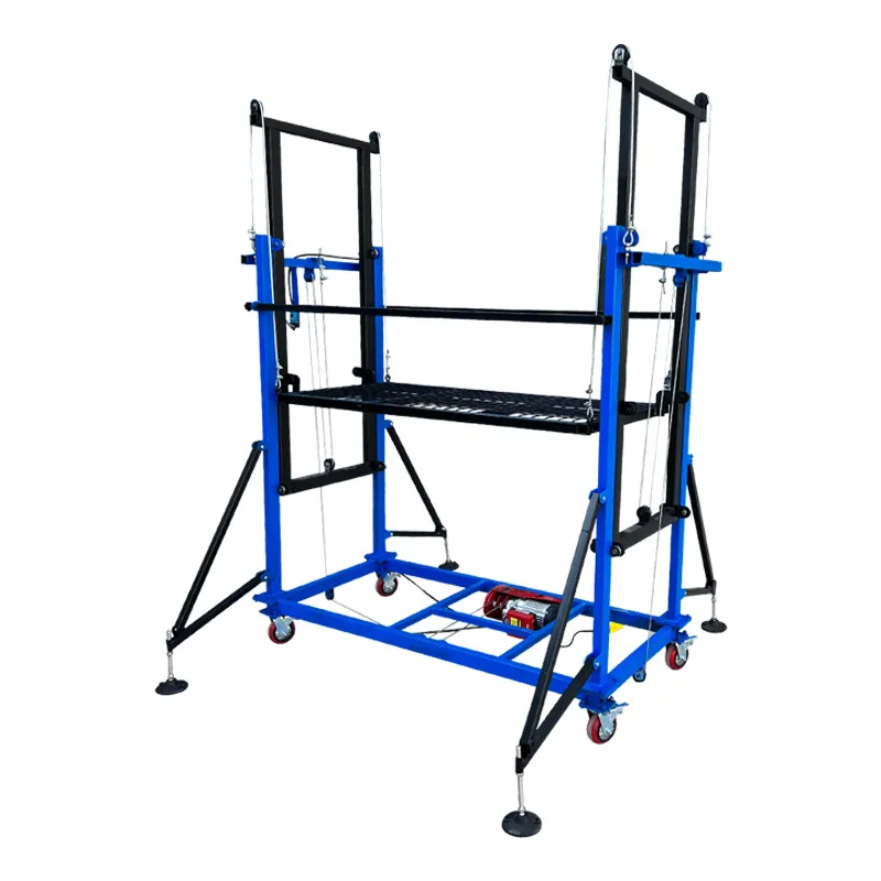 Building Construction Customized  Electric Lifting Scaffolding System with Professional Thickened Steel Rope