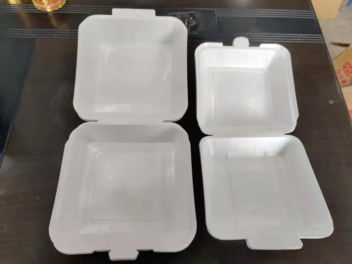 Manual Lunch Box Sealing Machine / Semi-automatic Cake Box Making Machine / Pizza Box Making Machine Price