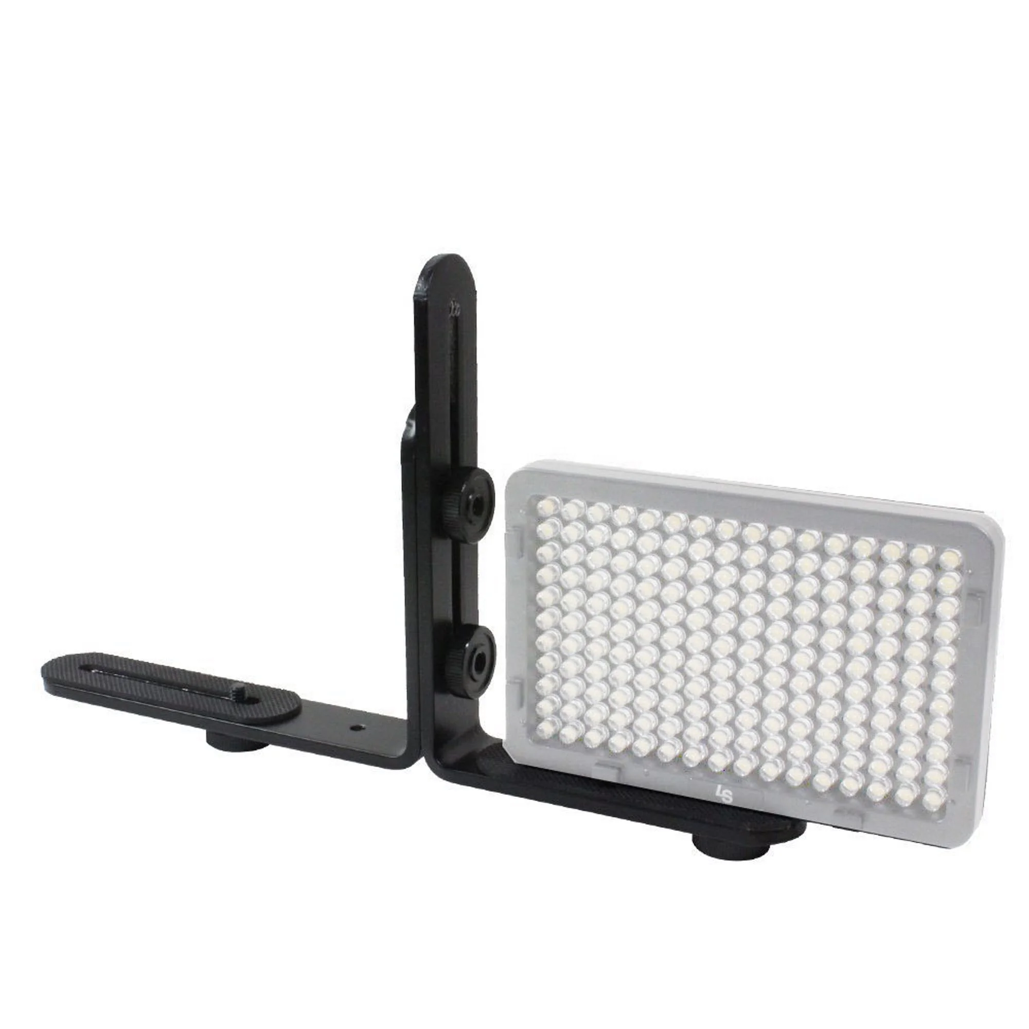 Aluminum Dual L Shape Camera Flash Bracket Double L Flash Light Holder Connector DSLR Camera Mount Studio Photograph Accessories