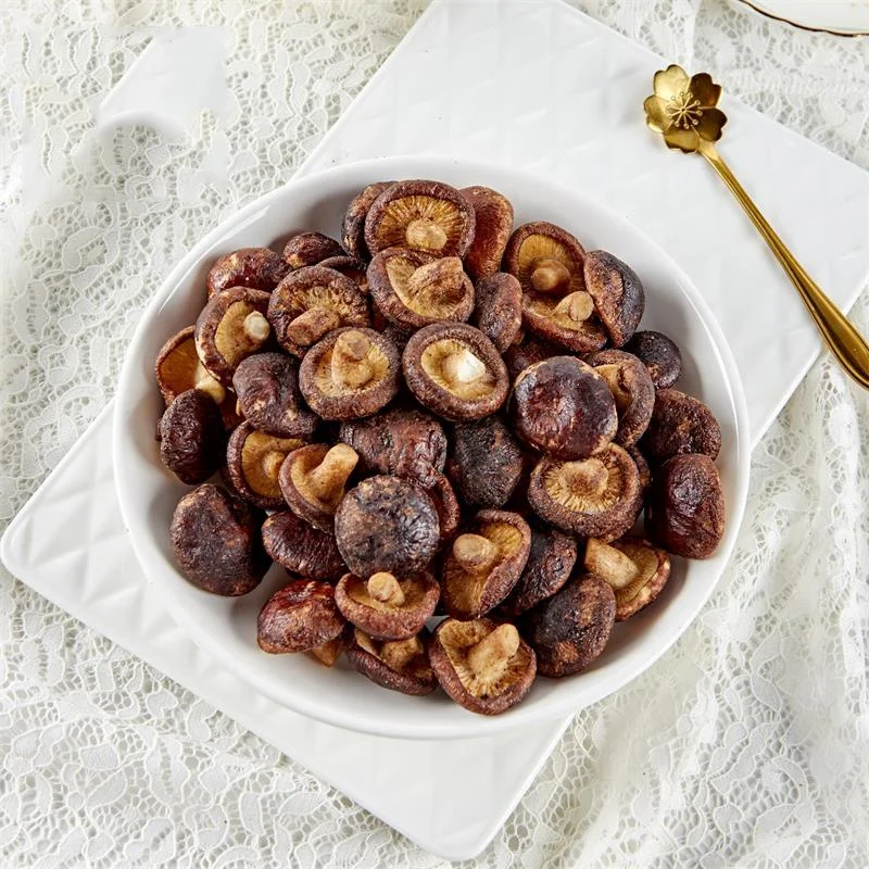 Dried Shii-takeMushroom dry Vegetables and Fruits Chips Crispy  halal snacks food wholesale