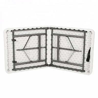 JADE Hot Sales outdoor folding  plastic table Customized plastic folding tables wholesale outdoor camping folding table