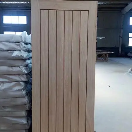 white oak two square 2 panel door