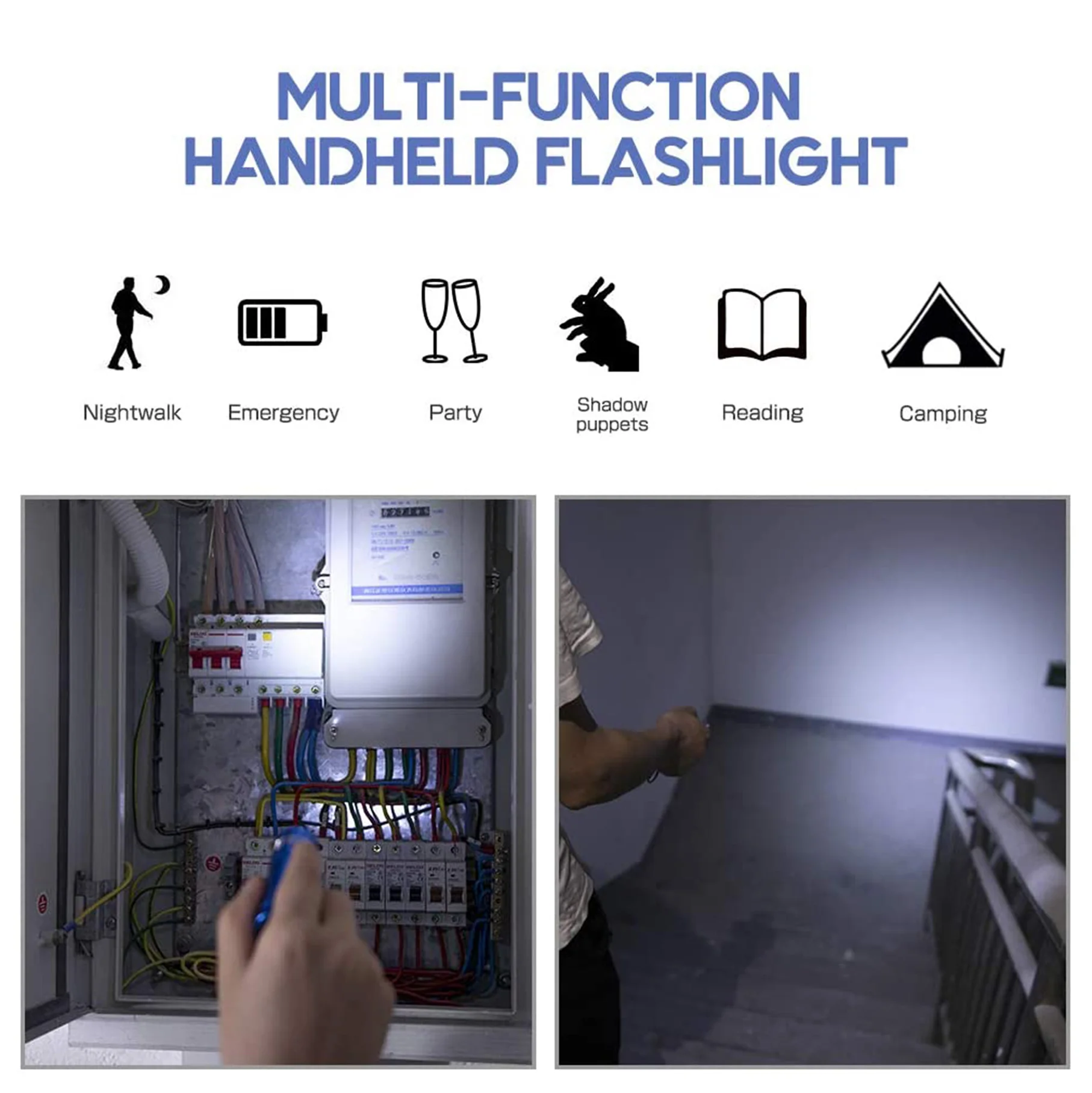 Big Promotion 9 LED Mini Portable Pocket Hand Torch Aluminium Superbright Flashlight UV light