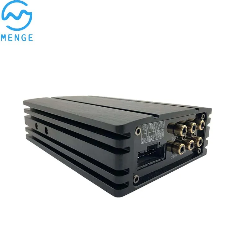 Car Audio DSP Amplifier Processor 31-Band EQ with 4CH High Input 6CH RCA Output 12V Voltage 6CH DSP SOFTWARE