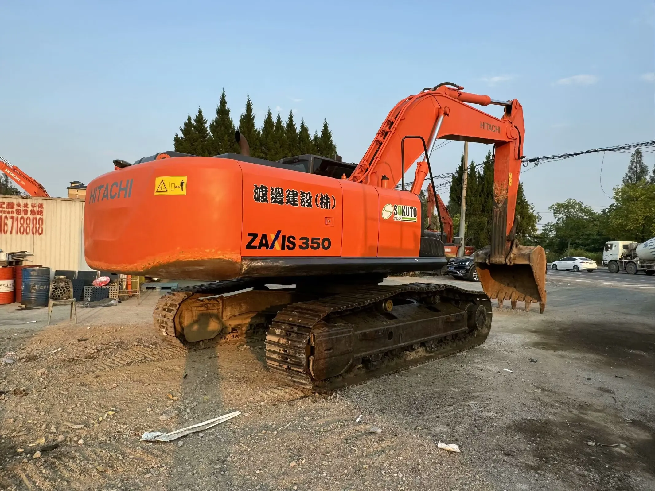 Hitachi ZX350 ZAXIS 350-5G Hydraulic Big Heavy Crawler Excavators 35tons ZAXIS 350 ZX350 hitachi zx350 used excavator machine