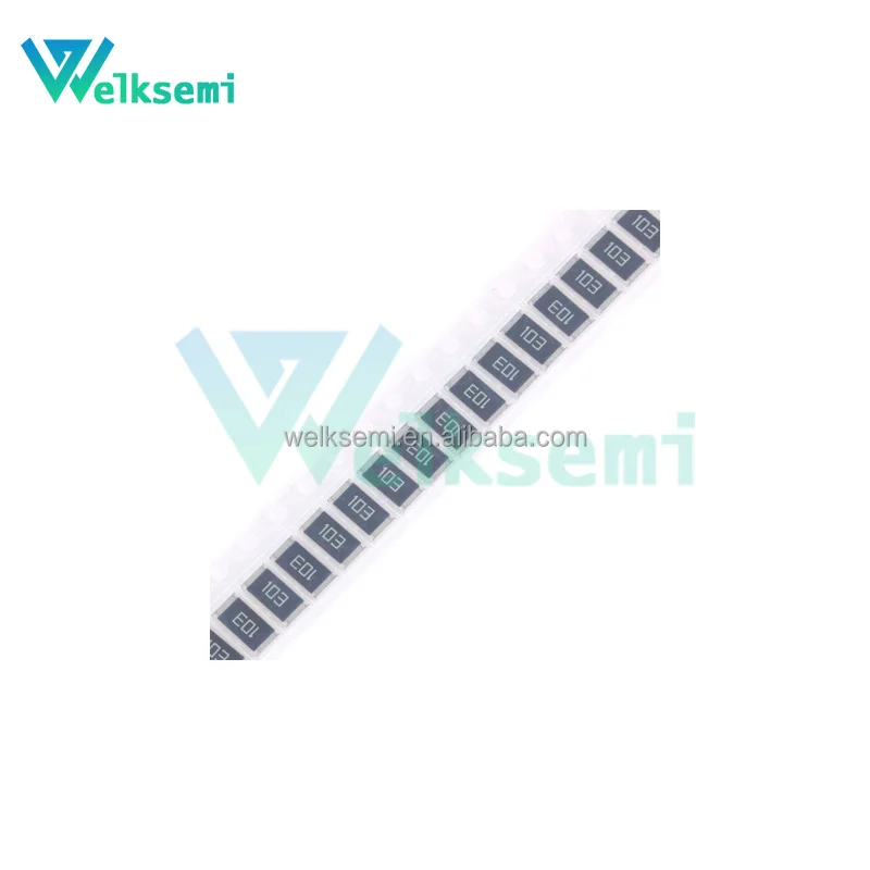 welksemi 50 pcs SMD Chip Resistor 2512 1W 10K ohm 10KR 103 5% Resistance Passive Electronic Component Supply