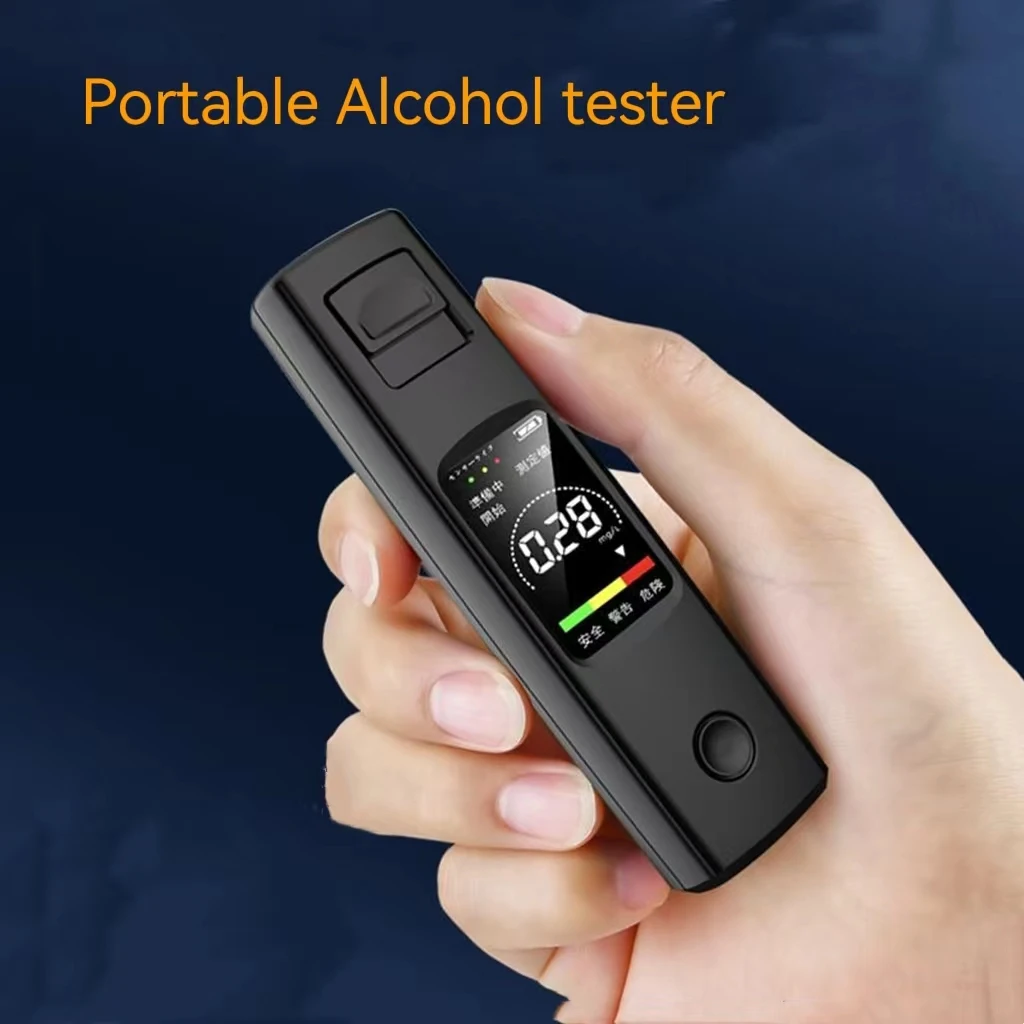 Breathalyzer Alcolhol Tester Portable Professional-Grade Accuracy Hand-held Intelligent Voice Color Screen
