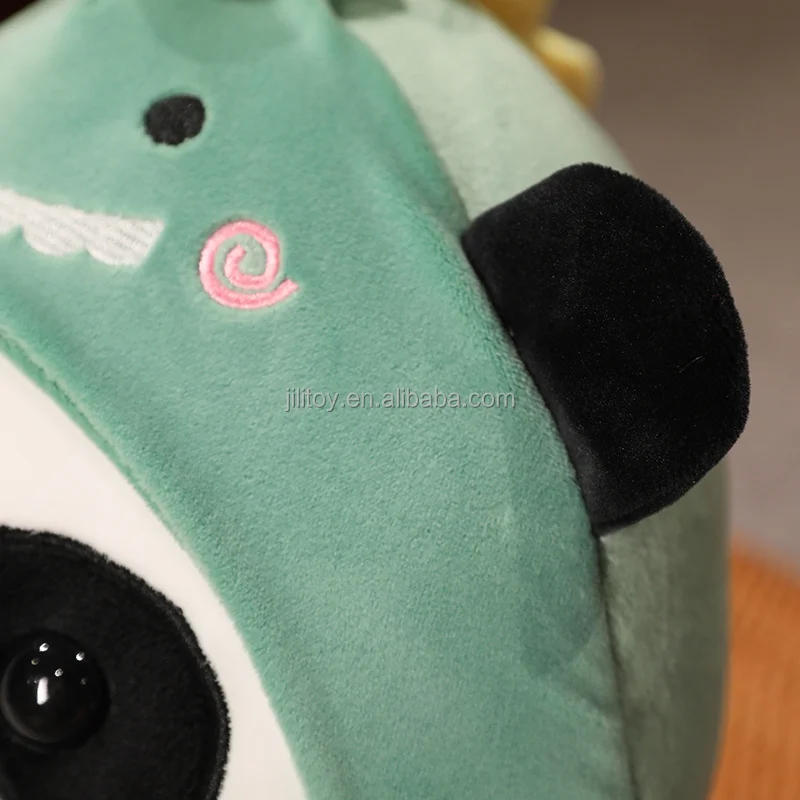 wholesale in stock 30cm stuffed animal panda plush toy soft customised with hang tag panda soft stuff toy