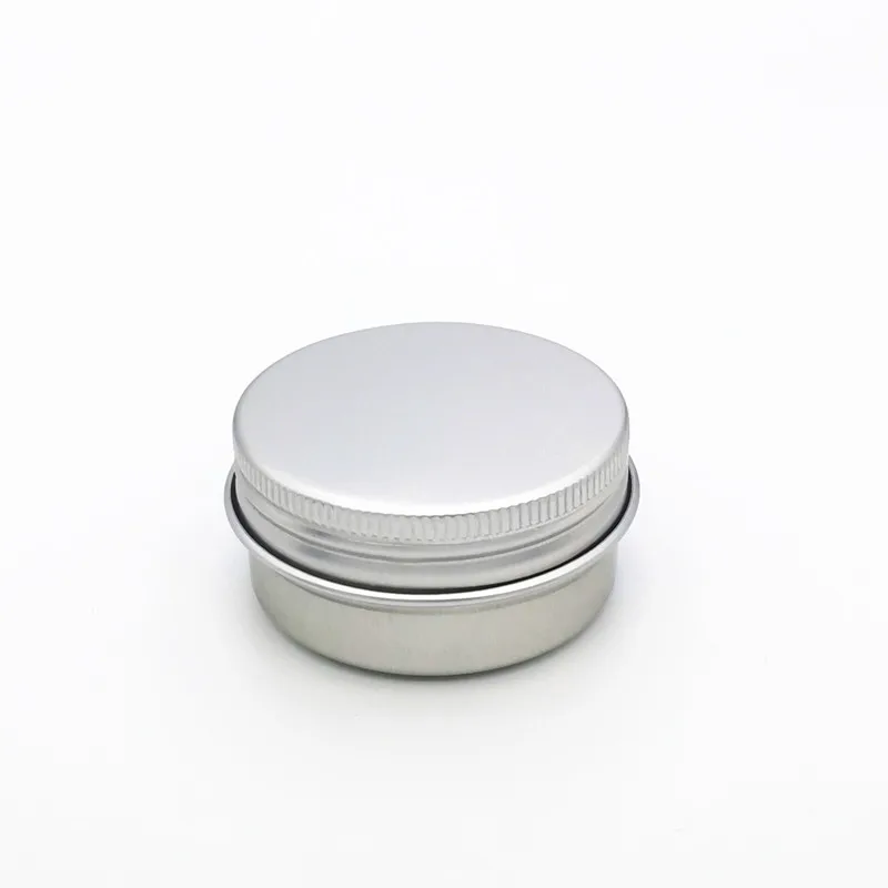 Food Grade 5-250ml Silver Aluminum Cream Tin Can Wide Mouth Metal Candle Jar with Lid