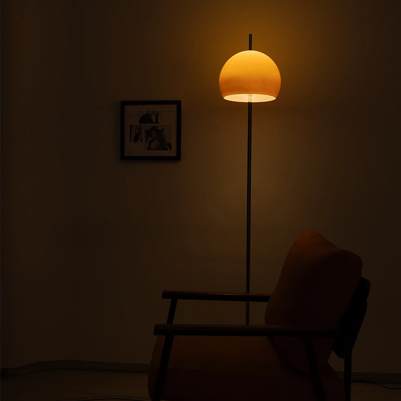 Aisilan modern minimalist  living room decor tiffany stained glass standing side rattan floor lamp