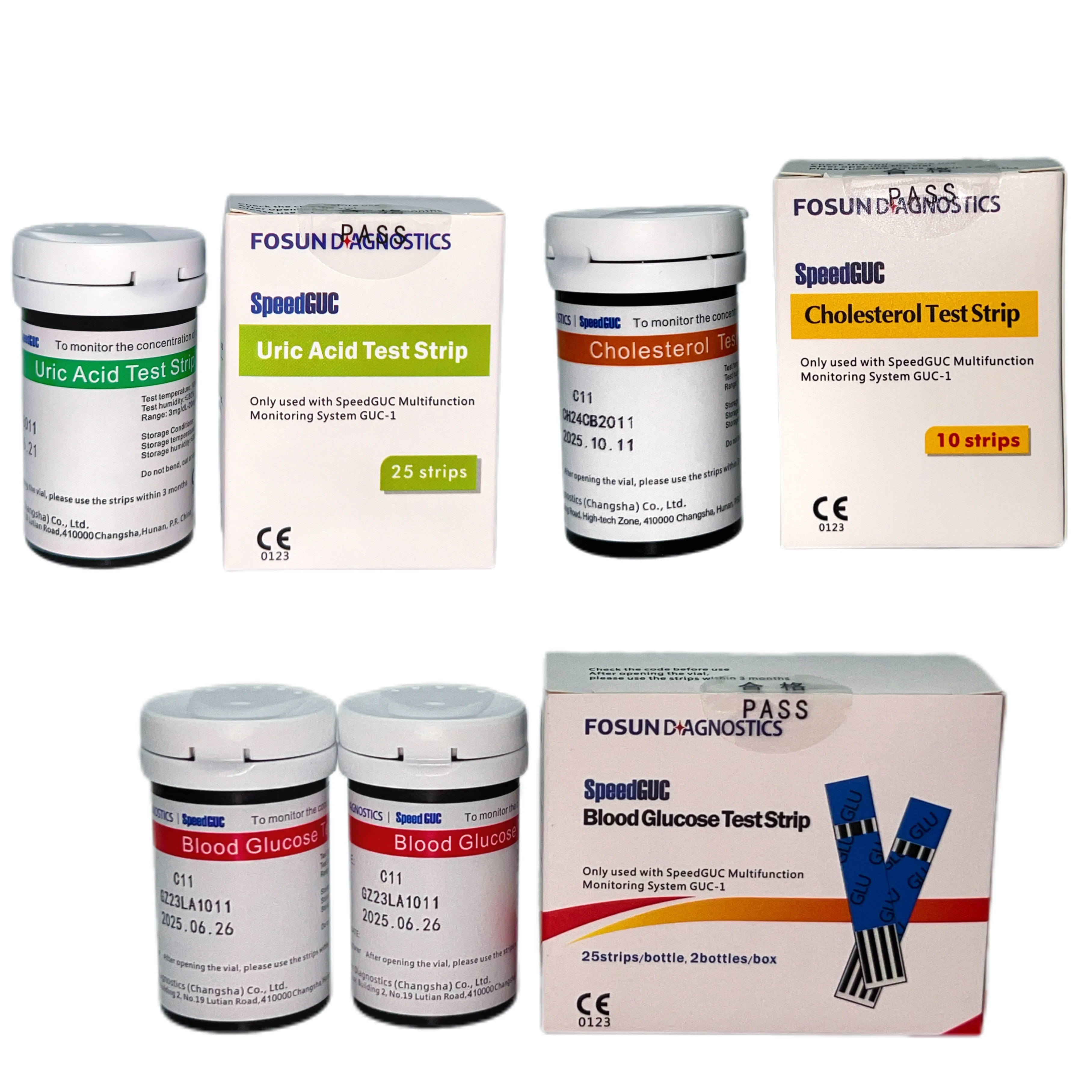 3 In 1 Uric Acid Blood Glucose And Cholesterol Triglycerides Meter Diabetes GUC-1