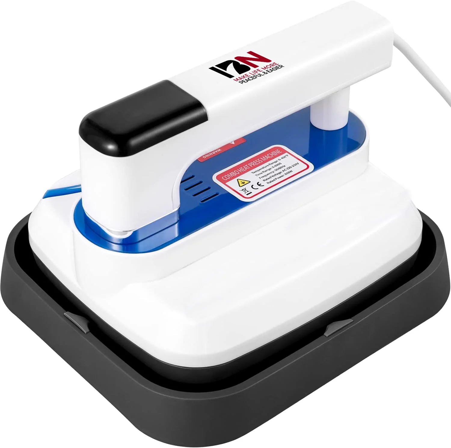 Vibration Function For T Shirts Highly-sensitive Touch Screen Display Double-tube Heating Portable Heat Press Machine