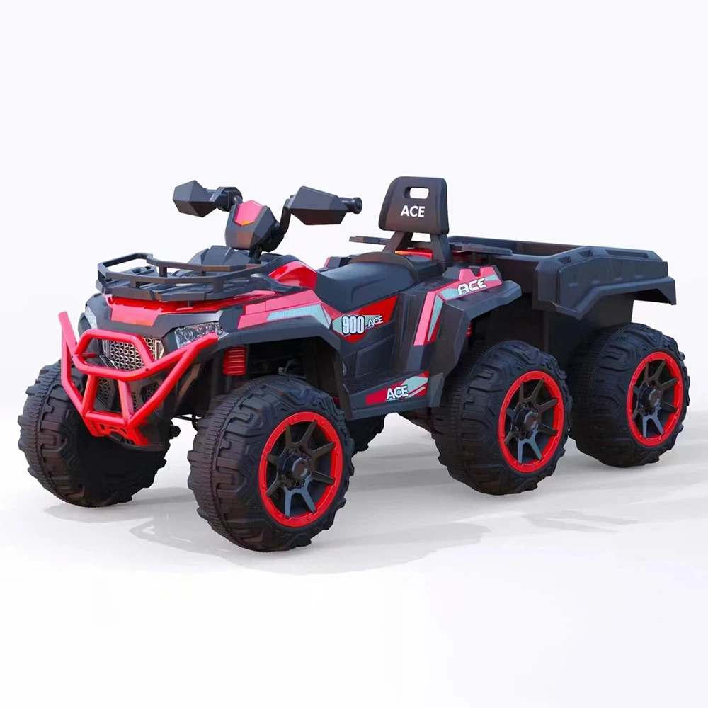 child driving toy car 6 wheel utv electric car kids off-road 12V battery large size children electric atv ride on car