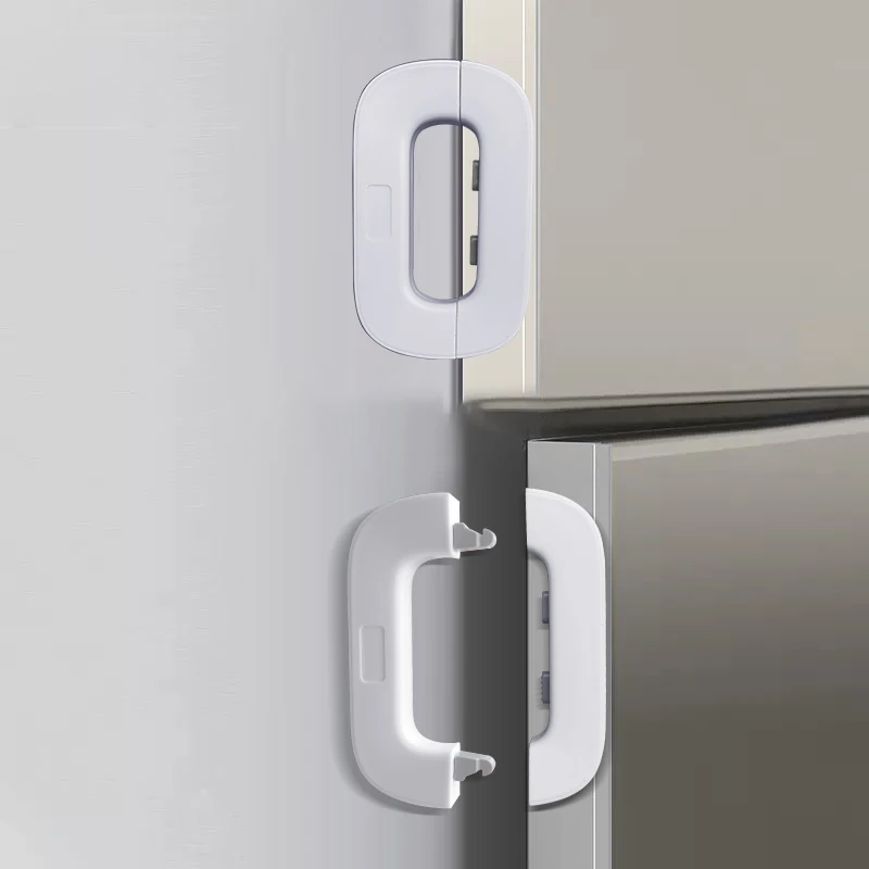 Refrigerator  cabinet safety locks baby fridge lock child cabinet  Freezer Catcher  for kids baby cupboard safety locks