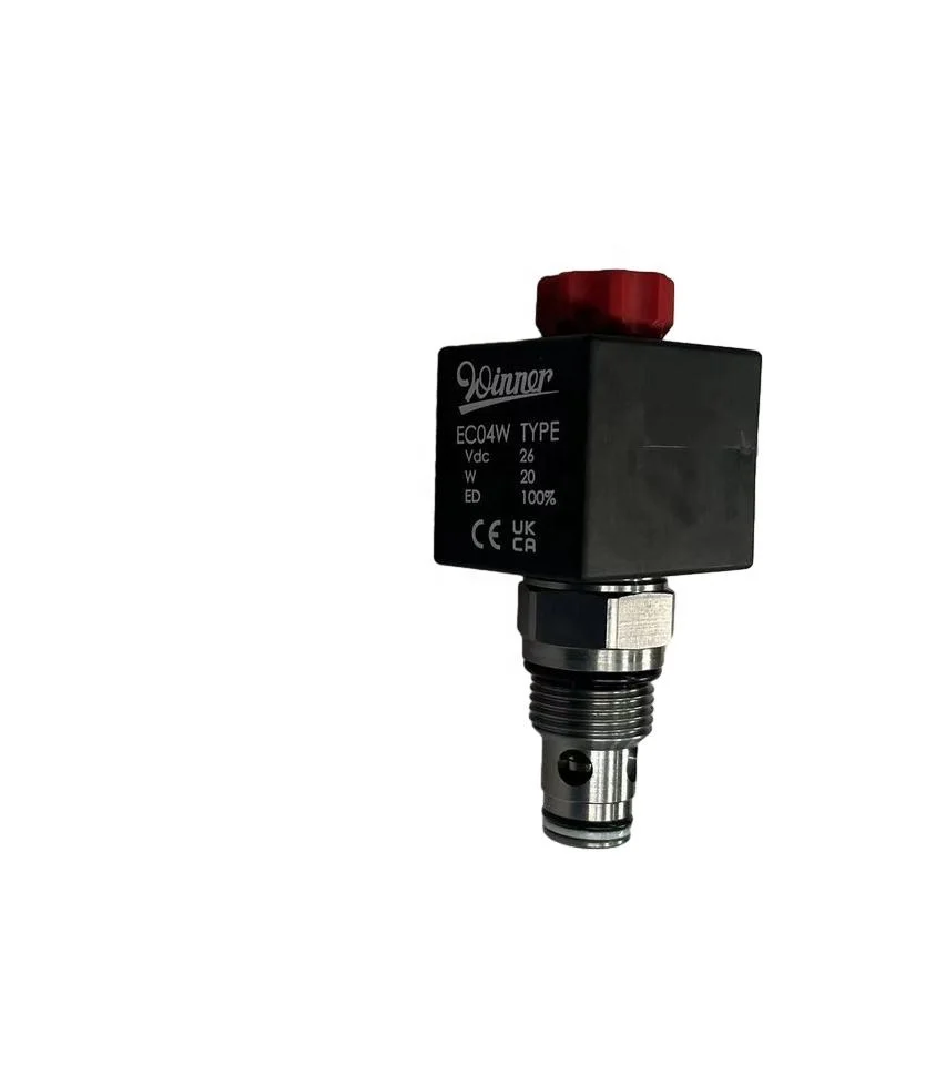 Zoomlion Truck Mobile Crane Air conditioner Motor Coil WINNER EC04W TYPE VDC Hydraulic Solenoid Cartridge Valve Spare Parts
