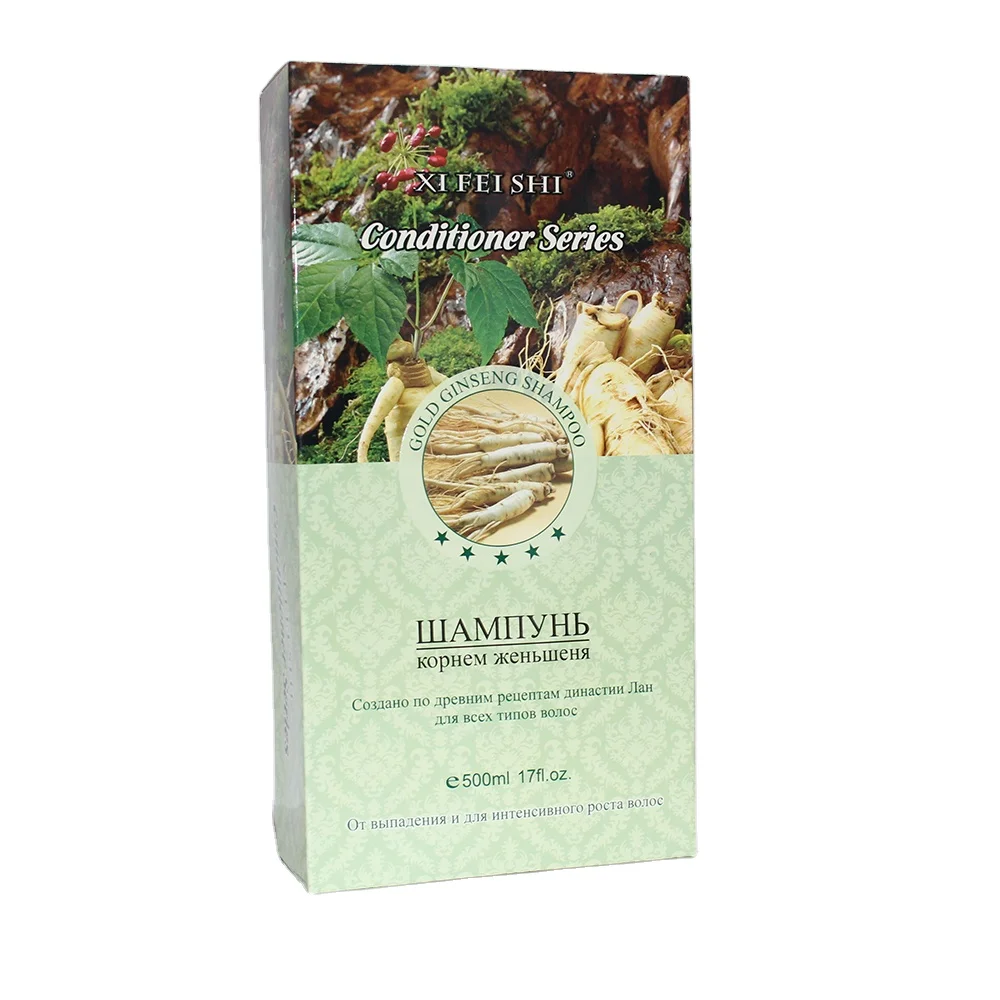 Hair Growth and Nourishing Herbal Ginseng Root Shampoo Organic Hair Shampoo 500 ml Hair Shampoo