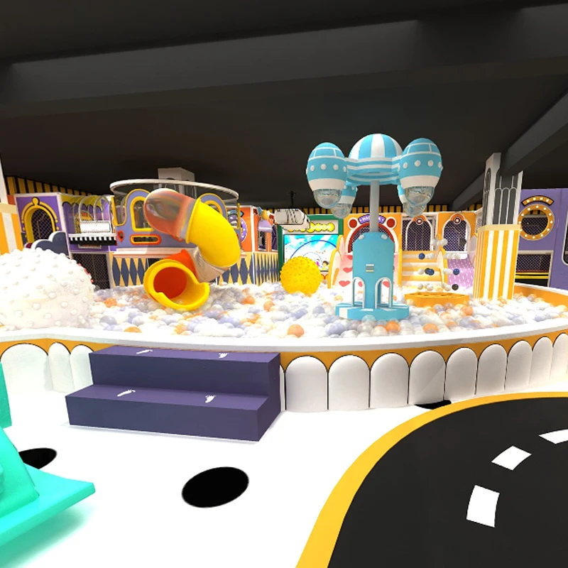 Children Indoor Soft Play Ball Playground Game Equipment For Basement Kids Shopping Mall Park