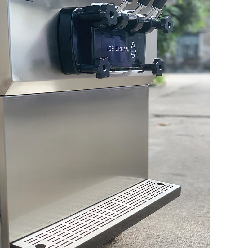 Мягкое мороженое микс 2 + 1 вкус коммерческий производитель мороженого из нержавеющей стали