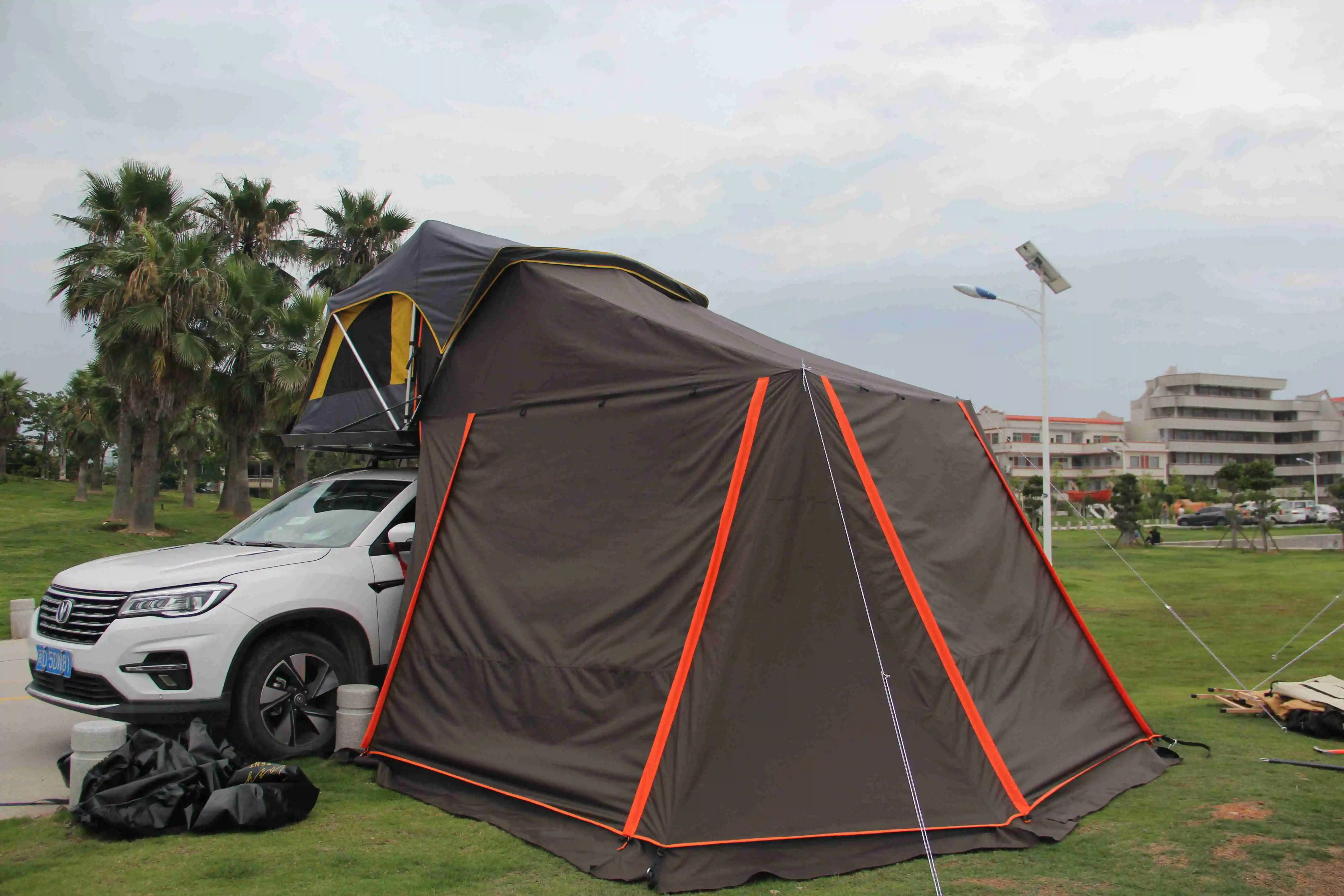 Attractive price new good tent roof for car used car tent garage china tent