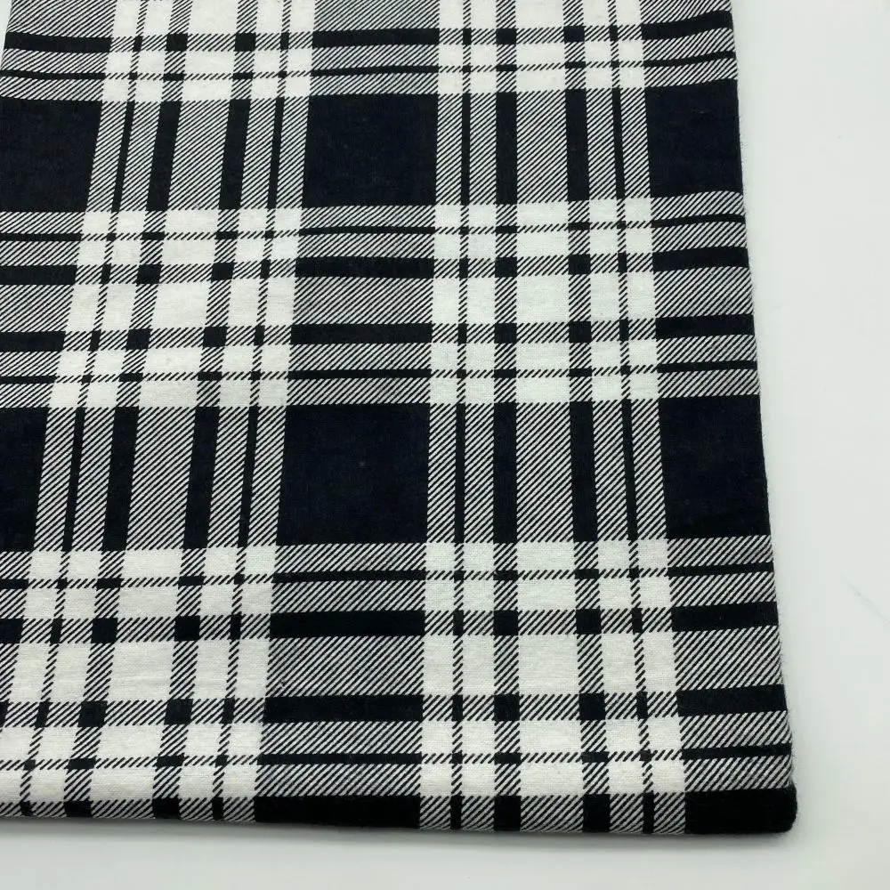 High quality Flannel 100% cotton digital printed fabric for comfortable and breathable shirt fabric