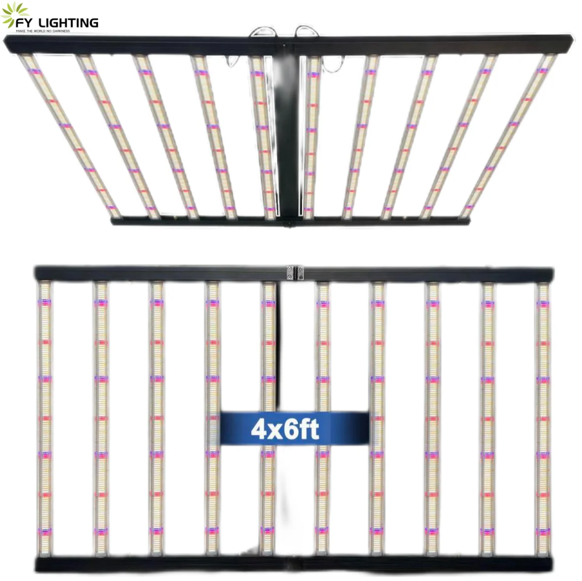 4x6ft 1000W Led Plant Grow Light 10 Bars 281B 301B 301H Samsung Full Spectrum Led Grow Light for Greenhouse Indoor Plant Dama