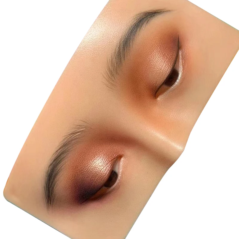 Practicing Makeup Kit Silicone Practice Face Eyeshadow Eyelash Beginners Makeup Practicing Makeup Board