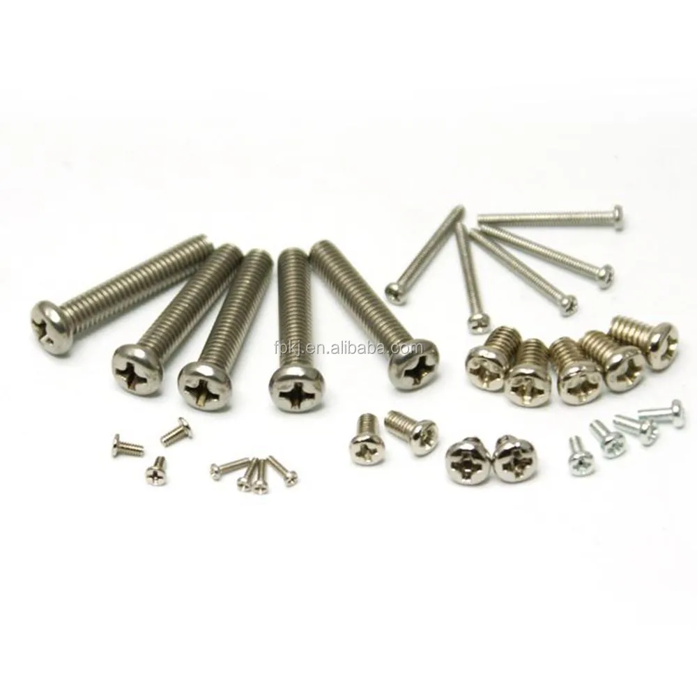ISO 7045 DIN 7985 Stainless Steel Cross Recessed Pan Head Screws