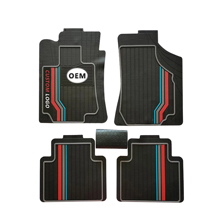 Rubber Custom Car Mat Luxury Car Mats Flushable Accessories Suitable for EXCALDE W204 PICANTO Emulsion Car Mat Business Full Set