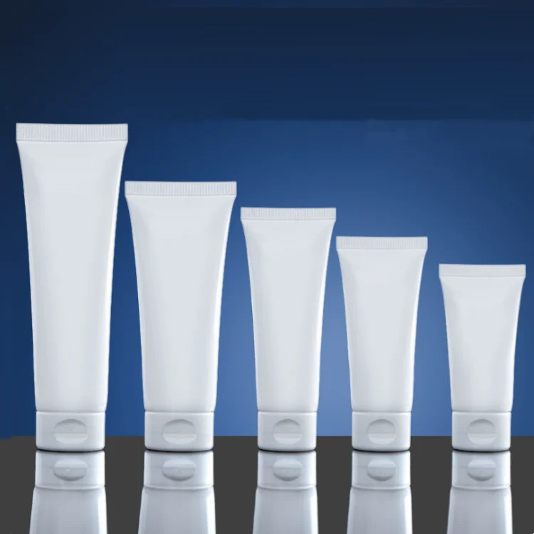 10ml 20ml 30ml 50ml 100ml facial cleanser pe cosmetic soft tube packaging container empty plastic squeeze tube bottle for cream