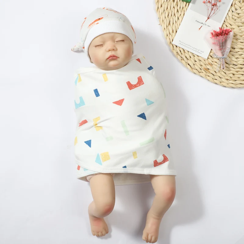 Baby sleeping bag spring/summer cotton bandage wrapped quilt for newborn baby