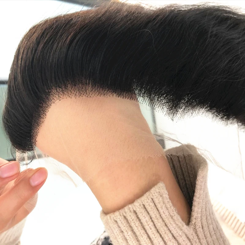 Hot Selling HD Swiss Lace Frontal Human Hairo Ear Body Wave Lace Frontal Ready to Ship Brazilian Chinese Hair Natural Black