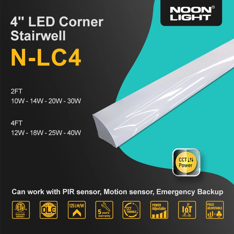 Vietnam Factory Outlet 40W 30W 20W Indoor Office LED Stairwell Light Fixture for Staircase