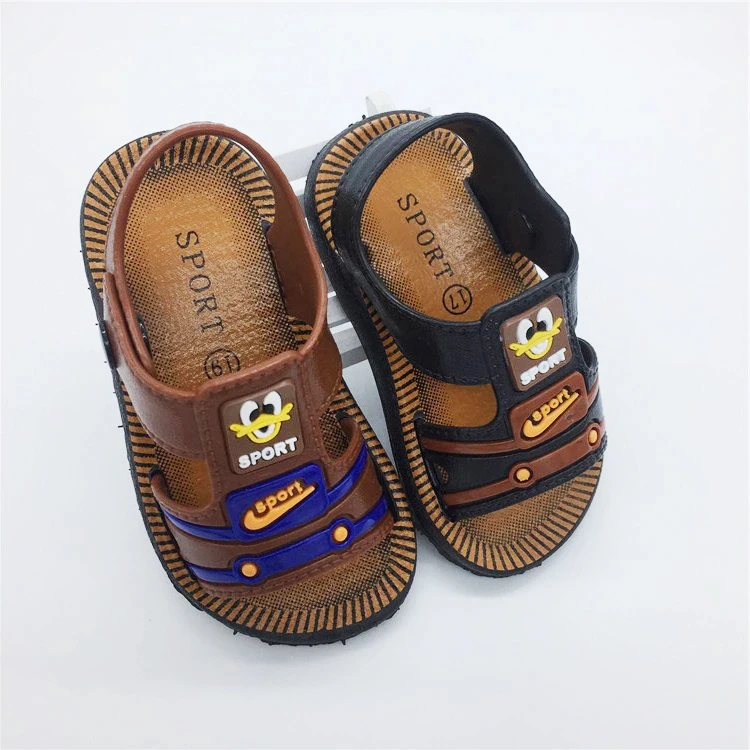 
Promotion wholesales baby boy pvc prewalker anti-skid 2020 summer beach shoes kids children sandals for boys 
