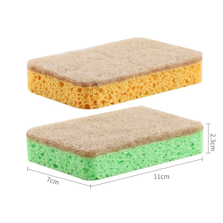 Plant Based Coconut Fiber Non Scratch Universal Scrub Sponge Cleaning Tool