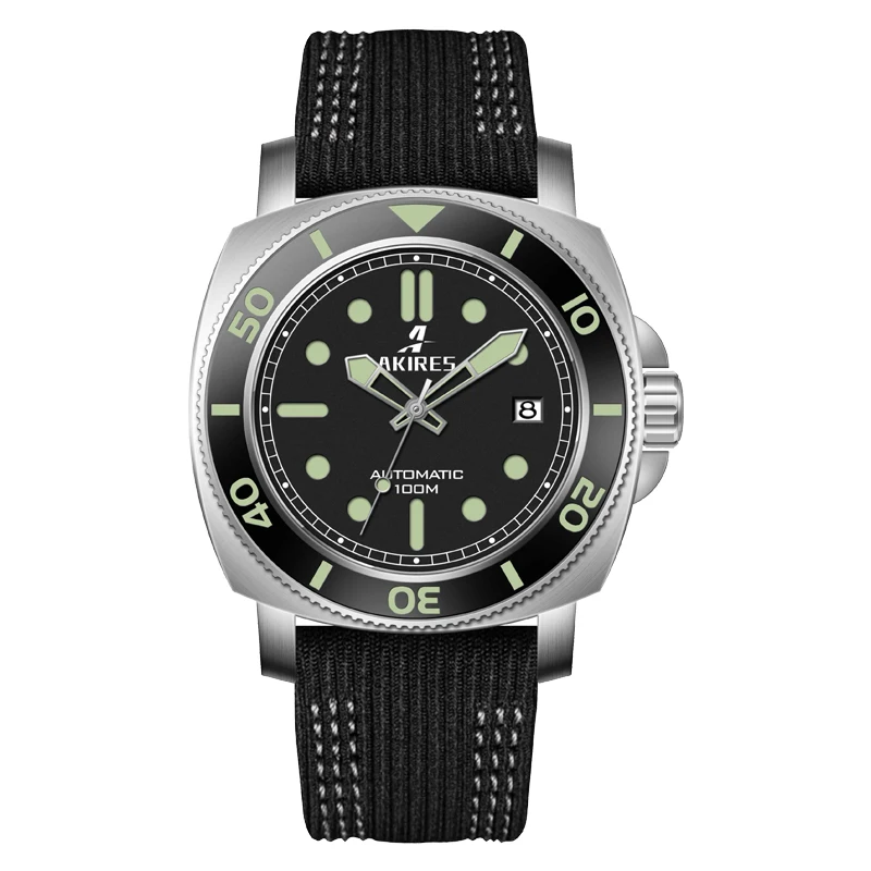 New Style 316L Stainless Steel Chronograph Automatic Watch Case Private Label Watches Men Luxury Brand Automatic Wristwatches