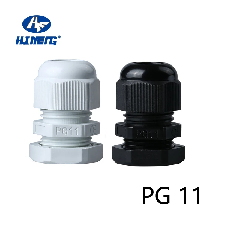 PG11 пластиковый водонепроницаемый разъем IP65 нейлоновый кабельный сальник