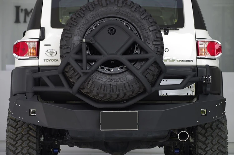 
Topfire Powder Coated Steel Exterior Part Rear Bumper for FJ Accessories 