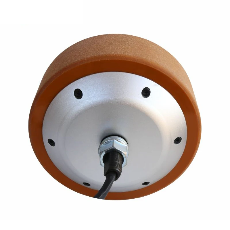 ZLTECH 6.5inch 48V 500W 10N.m 200kg load BLDC waterproof electric PU tire wheel hub servo motor with encoder for AGV robot