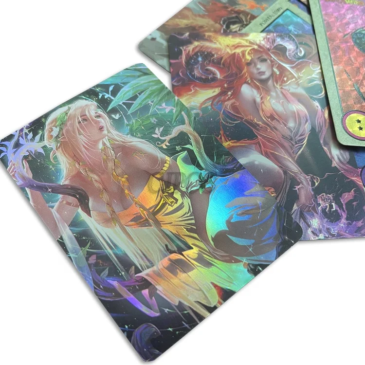Custom Holographic Trading Card Beautiful Playing Cards Buy Game Card
